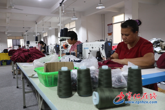 寧化：全力趕制海外服裝訂單