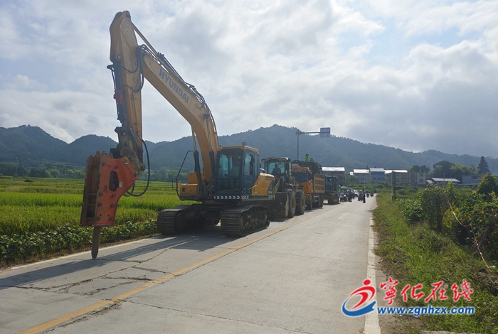 寧化泉上鎮(zhèn)開工改建泉上鎮(zhèn)至明溪蓋洋交界公路