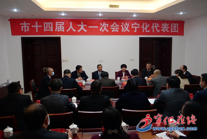 寧化代表團繼續認真審議市政府工作、計劃、預算報告