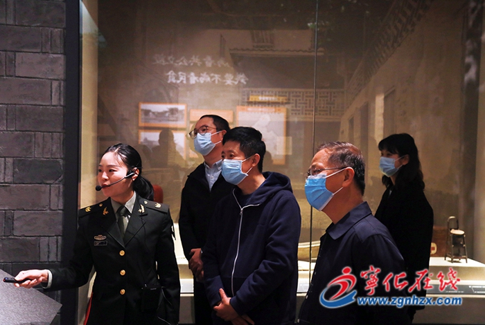 安徽省六安市委宣傳部考察團(tuán)來寧考察調(diào)研紅色文化