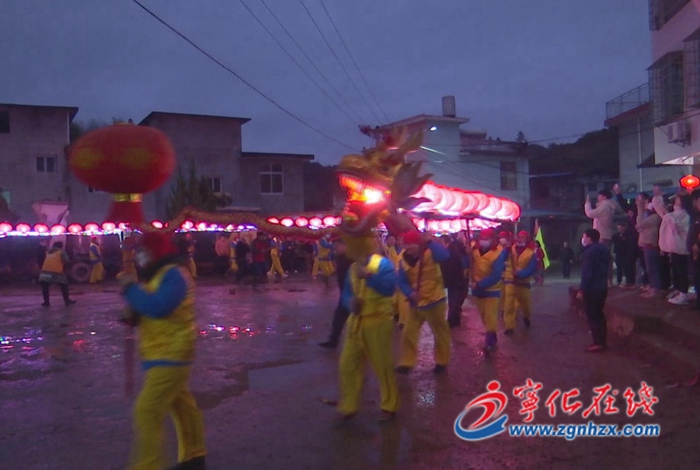 寧化：樓家新春舞龍燈 傳統習俗鬧鄉村
