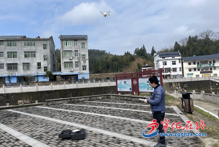天眼助力！寧化鄉鎮利用無人機開展禁種鏟毒踏查行動