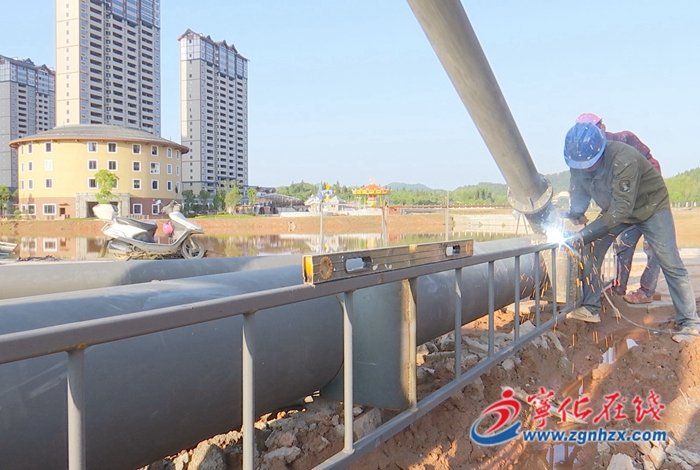 寧化：項目建設者堅守勞動崗位  加快工期趕進度