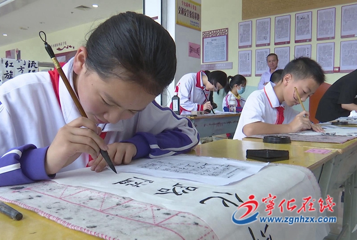 寧化舉辦全縣少年兒童“大國少年 未來有我”現場書法大賽