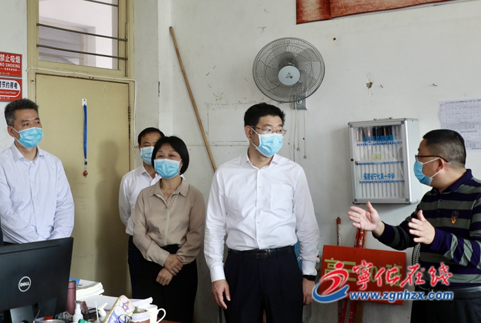 寧化縣領導調研中高考備考工作