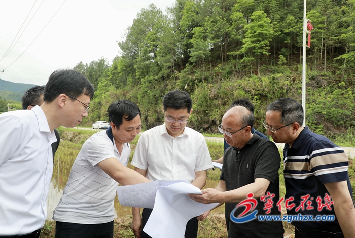 寧化縣領導開展財政資金滯后項目督促調研