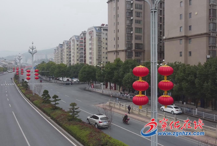 寧化：大紅燈籠高高掛 張燈結(jié)彩迎新春