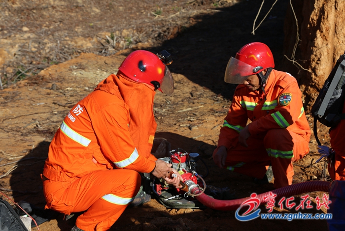 寧化縣舉行森林火災應急演練