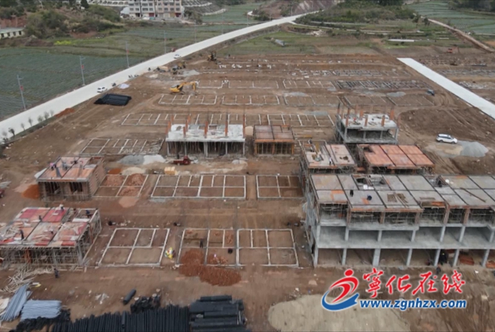 寧化水茜鎮(zhèn):富民小區(qū)建設(shè)忙