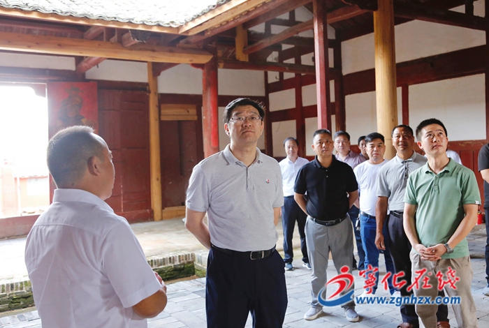 寧化縣領(lǐng)導(dǎo)到淮土鎮(zhèn)調(diào)研