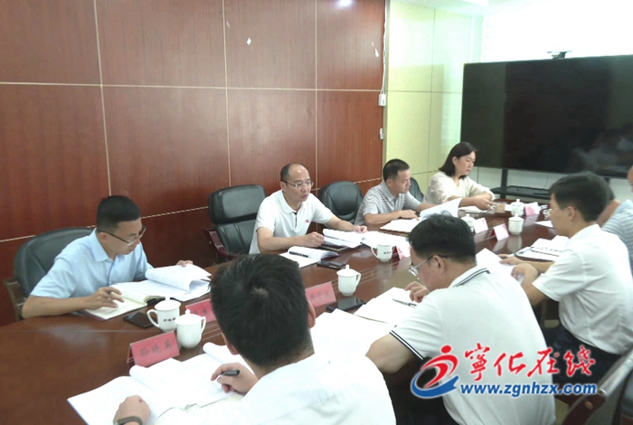 寧化縣政府黨組會議（理論學習中心組學習）召開