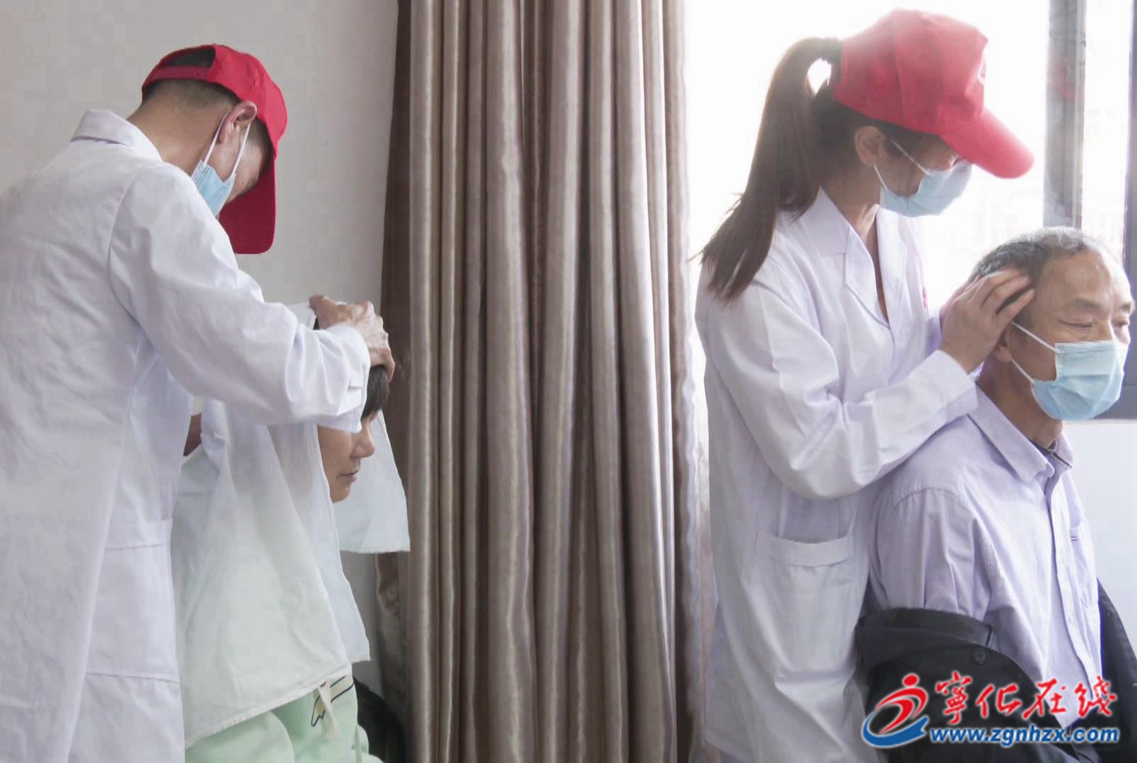 市殘聯盲協學雷鋒志愿服務隊來寧開展公益走基層活動