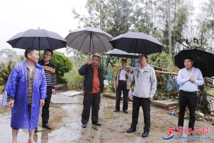 寧化縣領導檢查指導防汛救災工作