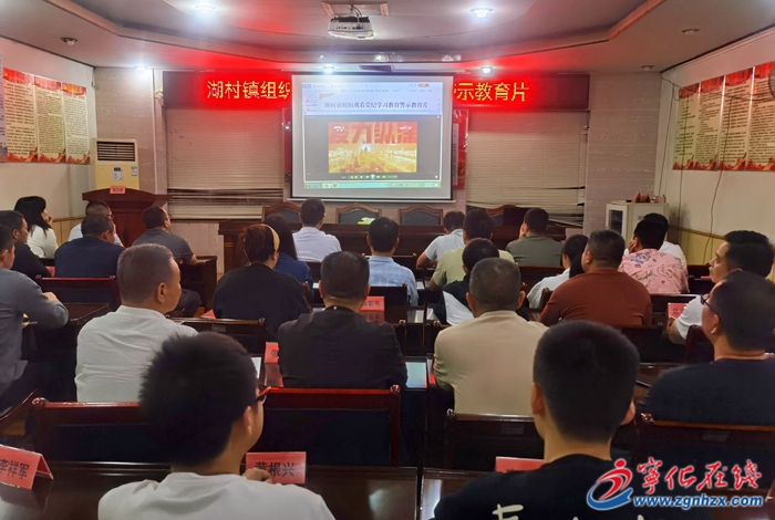 湖村鎮(zhèn)：用好警示“活教材”深化黨紀學習教育