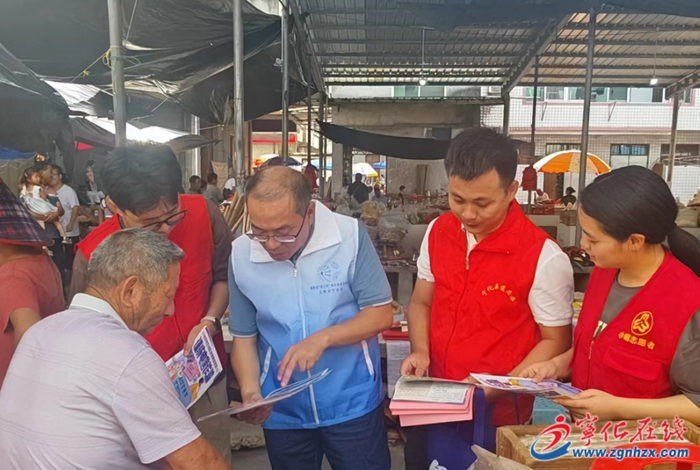 寧化石壁鎮開展綜治平安建設宣傳
