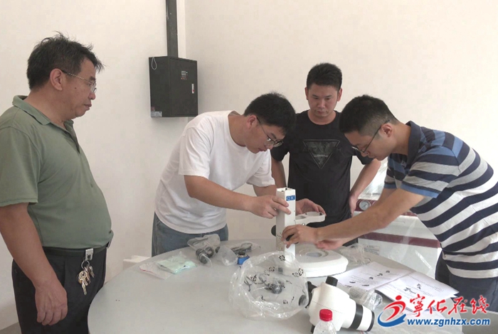 福建農林大學來寧考察河龍貢米產業發展