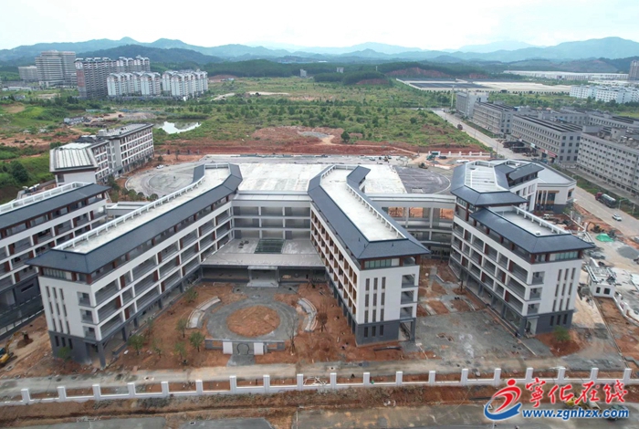 寧化縣翠城實驗中學項目建設進入收尾階段