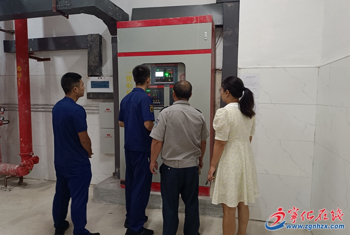 翠城幼兒園迎接“消防檢查”活動