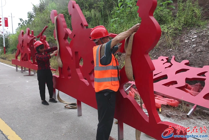 寧化：加快推進鄉(xiāng)村振興示范線（淮土段）建設(shè)