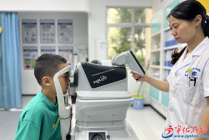 寧化城區學生參加暑期幼小銜接愛眼護眼活動