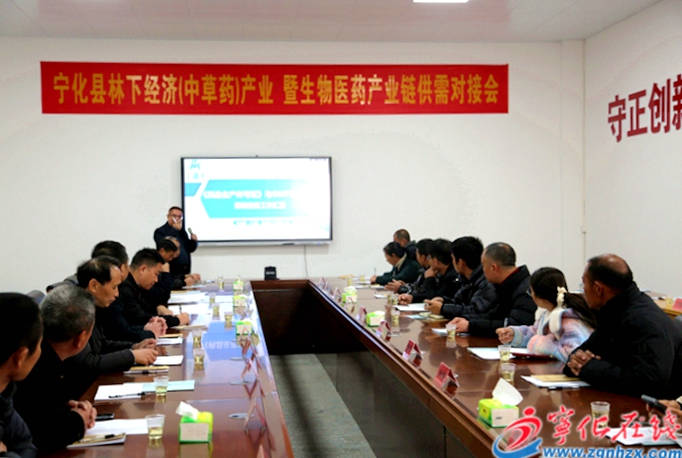 寧化縣召開生物醫藥產業鏈供需對接會
