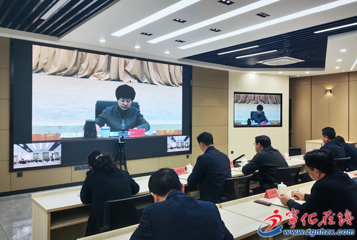 寧化組織收聽收看市委農村工作視頻會議
