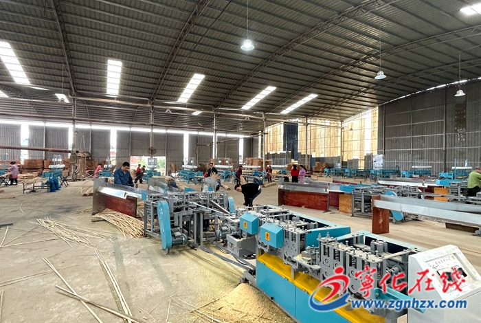 寧化縣治平畬族鄉新引竹制品項目落地見效