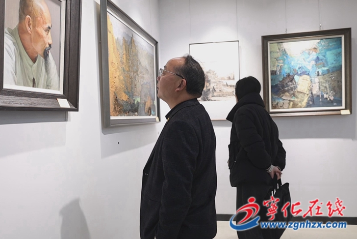 寧化縣政協委員參觀建縣1300年書畫作品展