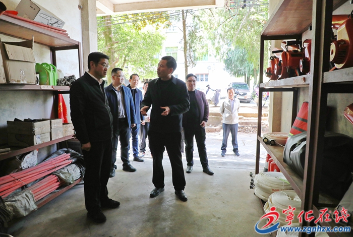 寧化縣領導開展清明節前森林防滅火和祭掃服務保障工作調研