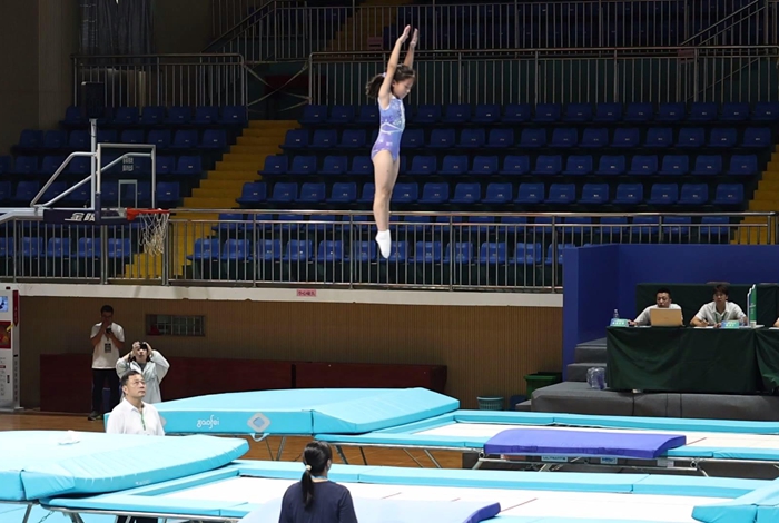 寧化：2025年福建省青少年蹦床錦標(biāo)賽持續(xù)進行中