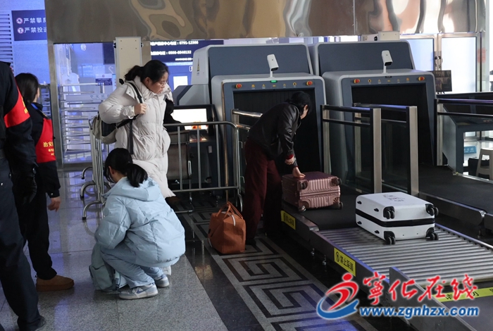 寧化站迎來春運返鄉客流