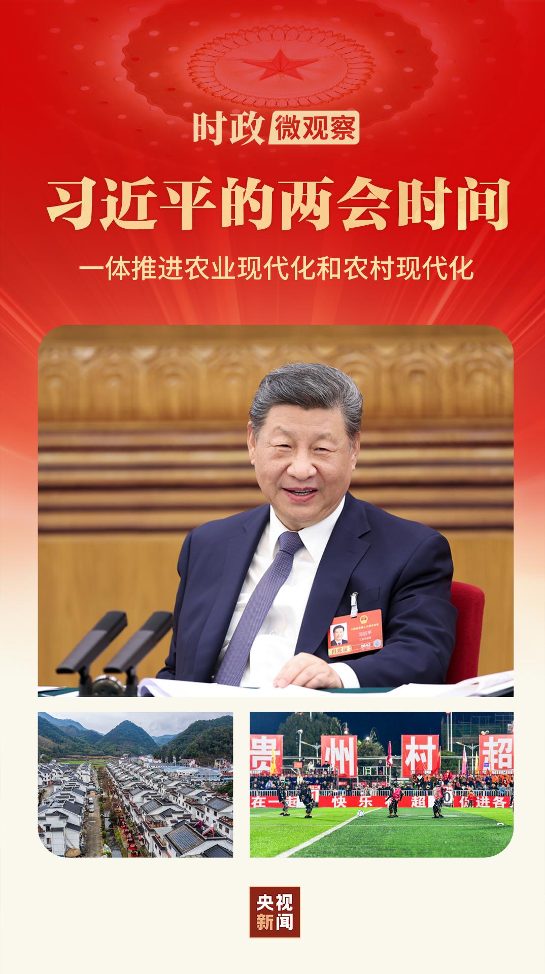 習近平的兩會時間丨加快建設宜居宜業和美鄉村