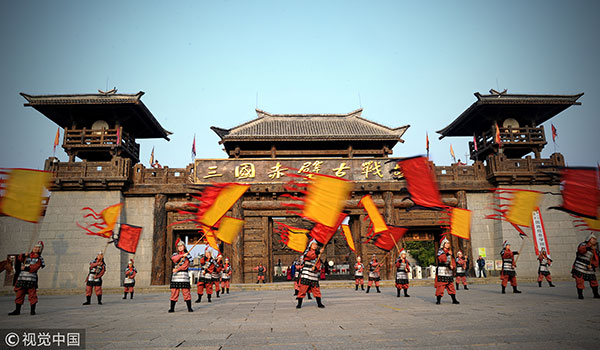 湖北咸寧，三國赤壁古戰(zhàn)場景區(qū)