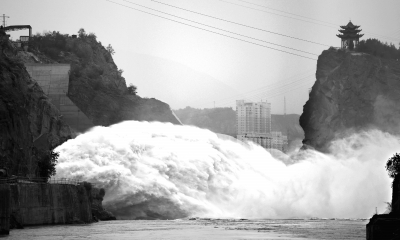 黃河潼關站現入汛以來最大洪水